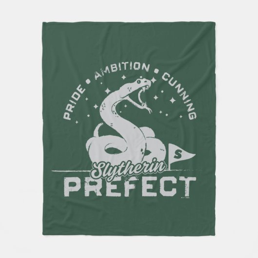 SLYTHERIN™ Prefect-badge Fleece Deken (Voorkant)