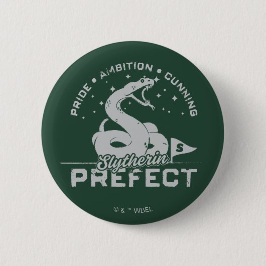 SLYTHERIN™ Prefect-badge Ronde Button 5,7 Cm (Voorkant)