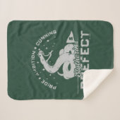 SLYTHERIN™ Prefect-badge Sherpa Deken (Voorkant (horizontaal))
