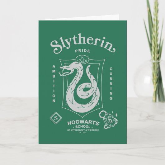 SLYTHERIN™ Pride Ambition Cunning Crest Kaart (Voorkant)