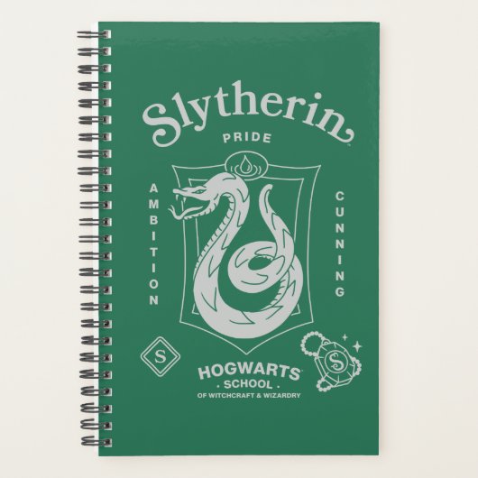 SLYTHERIN™ Pride Ambition Cunning Crest Planner (Voorkant)