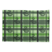 SLYTHERIN™ Tartan Patroon Kussensloop (Achterkant)