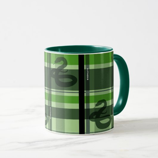 SLYTHERIN™ Tartan Patroon Mok (Voorkant rechts)