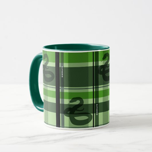 SLYTHERIN™ Tartan Patroon Mok (Voorkant links)