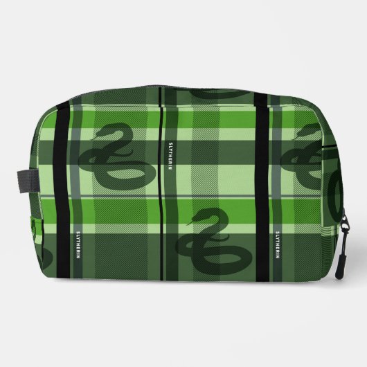 SLYTHERIN™ Tartan Patroon Toilettasje (Voorkant)