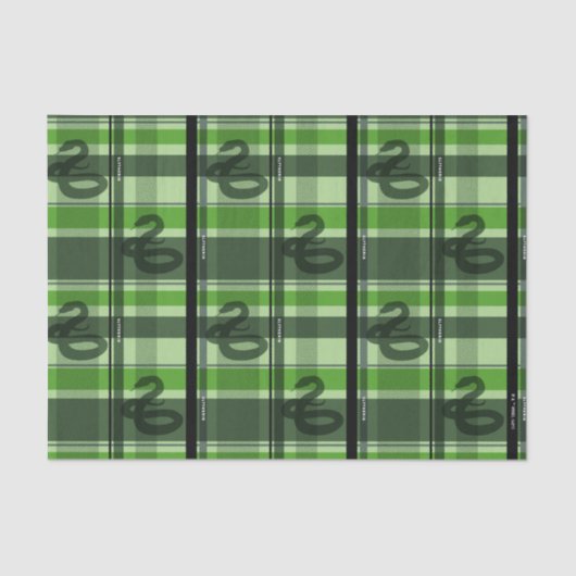 SLYTHERIN™ Tartan Plaid Pattern Tissuepapier (Voorkant)