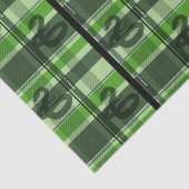SLYTHERIN™ Tartan Plaid Pattern Tissuepapier (Detail)