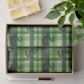 SLYTHERIN™ Tartan Plaid Pattern Tissuepapier (Geschenk)