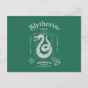 SLYTHERIN™ Trots Ambitie Sluwheid Wapen Briefkaart