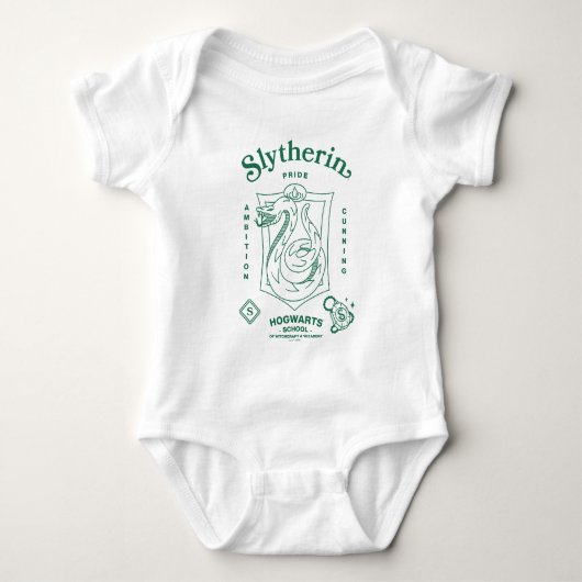 SLYTHERIN™ Trots Ambitie Sluwheid Wapen Romper (Voorkant)