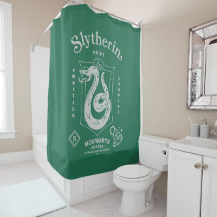 SLYTHERIN™ Trots Ambities Listigheid Wapen Douchegordijn