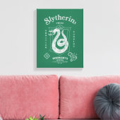 SLYTHERIN™ Trots Ambities Sluwheid Wapen Canvas Afdruk (Insitu (Woonkamer))