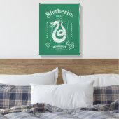 SLYTHERIN™ Trots Ambities Sluwheid Wapen Canvas Afdruk (Insitu (Slaapkamer))