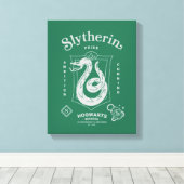 SLYTHERIN™ Trots Ambities Sluwheid Wapen Canvas Afdruk (Insitu (Houten vloer))