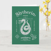 SLYTHERIN™ Trots Ambities Sluwheid Wapen Kaart (Gele Bloem)