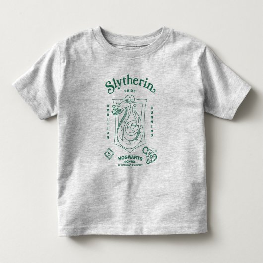SLYTHERIN™ Trots Ambities Sluwheid Wapen Kinder Shirts (Voorkant)