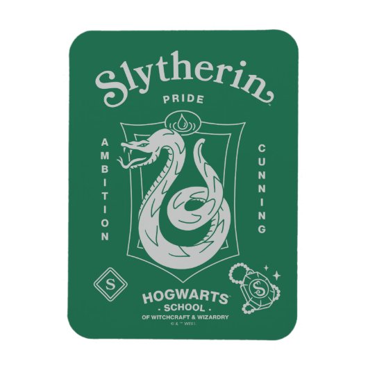 SLYTHERIN™ Trots Ambities Sluwheid Wapen Magneet (Verticaal)