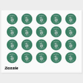 SLYTHERIN™ Trots Ambities Sluwheid Wapen Ronde Sticker (Vel)