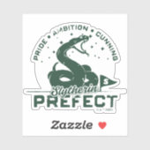 Slytherin™ Voorzittersbadge Sticker (Vel)