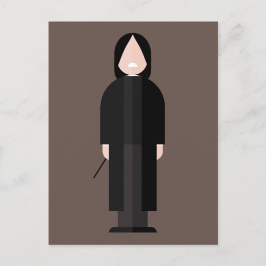 Slytherus – Dark Academia Postcard Feestdagenkaart (Voorkant)