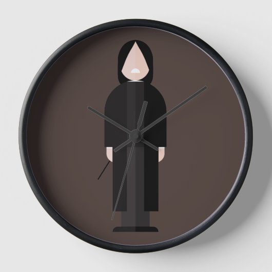 Slytherus - Dark Academia Wall Clock (Voorkant)