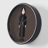 Slytherus - Dark Academia Wall Clock (Hoek)