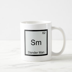 Sm - Dunne Man Grappig Chemie Elementsymbool Koffiemok