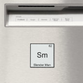 Sm - Dunne Man Grappig Chemie Elementsymbool Magneet (Insitu (Vaatwasser))