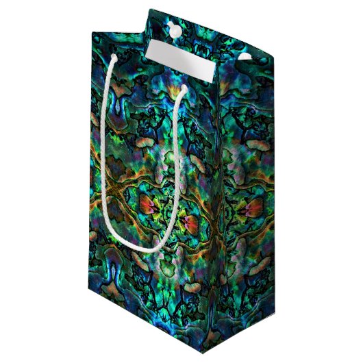 SM Gift Bag Abalone Klein Cadeauzakje (Voorkant Gekanteld)