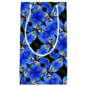 SM Gift Bag Blauwe Iris Klein Cadeauzakje (Voorkant)