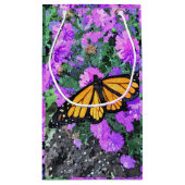 SM Gift Bag Monarch op Asters Klein Cadeauzakje (Achterkant)