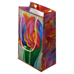 SM Gift Bag Regenboog Tulp #1 Klein Cadeauzakje