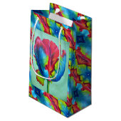 SM Gift Bag Regenboog Tulp #2 Klein Cadeauzakje (Achterkant Gekanteld)