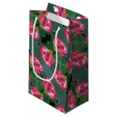 SM Gift Bag Roze Lotus Klein Cadeauzakje (Voorkant Gekanteld)