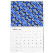 Sm, Med, LG Calendar - Digital Flowers Kalender (Jan 2027)