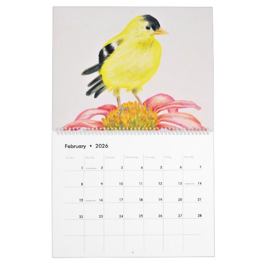 Sm, Med, Lg Calendar Liz Swanson Artwork Kalender (Feb 2026)