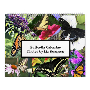 Sm, Med, Lg Calendars - Butterflies Kalender