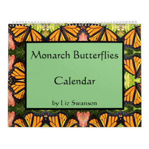 Sm, Med, LG-kalender - Monarch-Butterflies *** Kalender