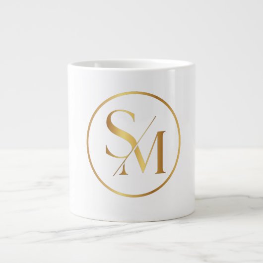 SM Minimaal Modern Ontwerp Grote Koffiekop (Voorkant)