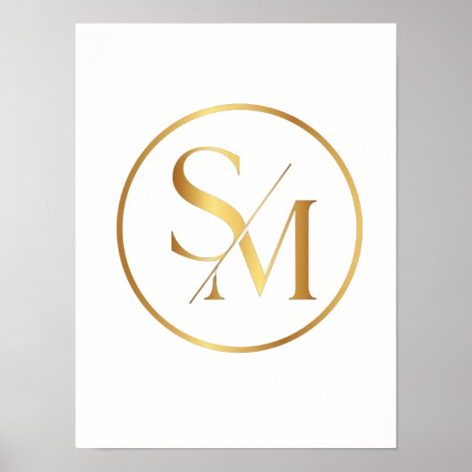 SM Minimaal Modern Ontwerp Poster (Voorkant)