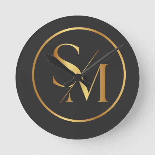 SM Minimaal Modern Ontwerp Ronde Klok (Voorkant)