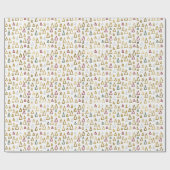 Sm Minimalist Geometric Christmas Tree Cadeaupapier (Vlak)