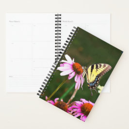 SM Planner Tijger Swallowtail op Coneflower
