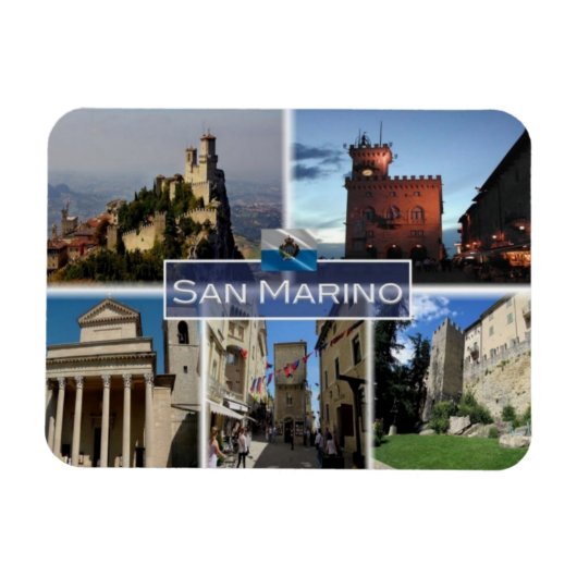 SM San Marino - Magneet (Horizontaal)