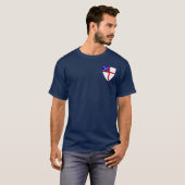 SM T-Shirt Blue met bescherming (Voorkant volledig)