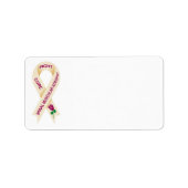SMA Awareness Lint Adreslabel Etiket (Voorkant)
