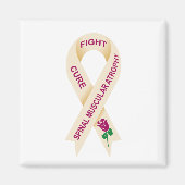 SMA Awareness Ribbon Magnet (Voorkant)