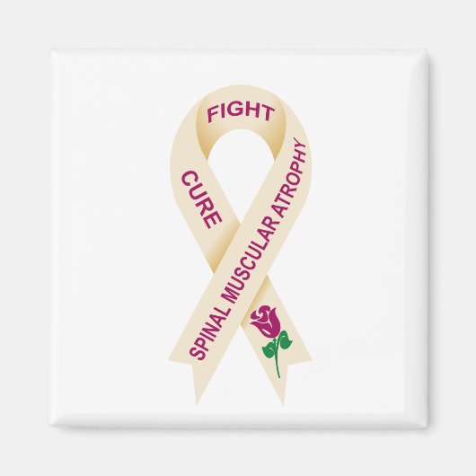 SMA Awareness Ribbon Magnet (Voorkant)