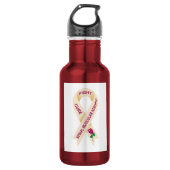 SMA Awareness RIbbon Water Bottle Waterfles (Voorkant)