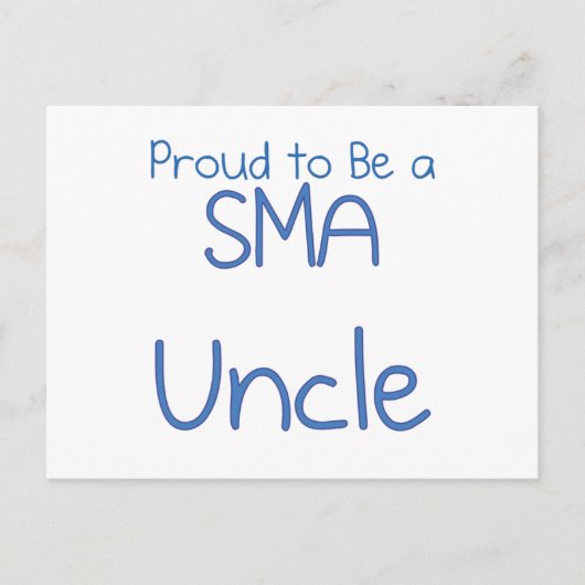 SMA-familie - oom Briefkaart (Voorkant)